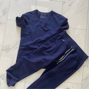 FIGS SCRUBS. Zamora jogger pant navy blue size medium. 3 pocket scrub size small